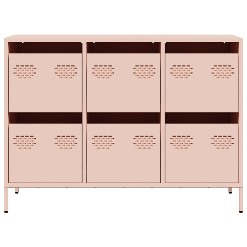 Sideboard?Pink 101.5x39x73.5 cm Cold-rolled Steel