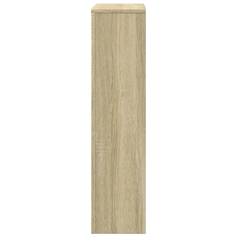 Radiator Cover Sonoma Oak 104x20x82 cm Engineered Wood