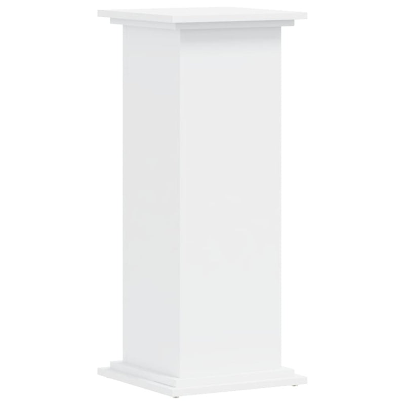 Plant Stand White 33x33x80 cm Engineered Wood