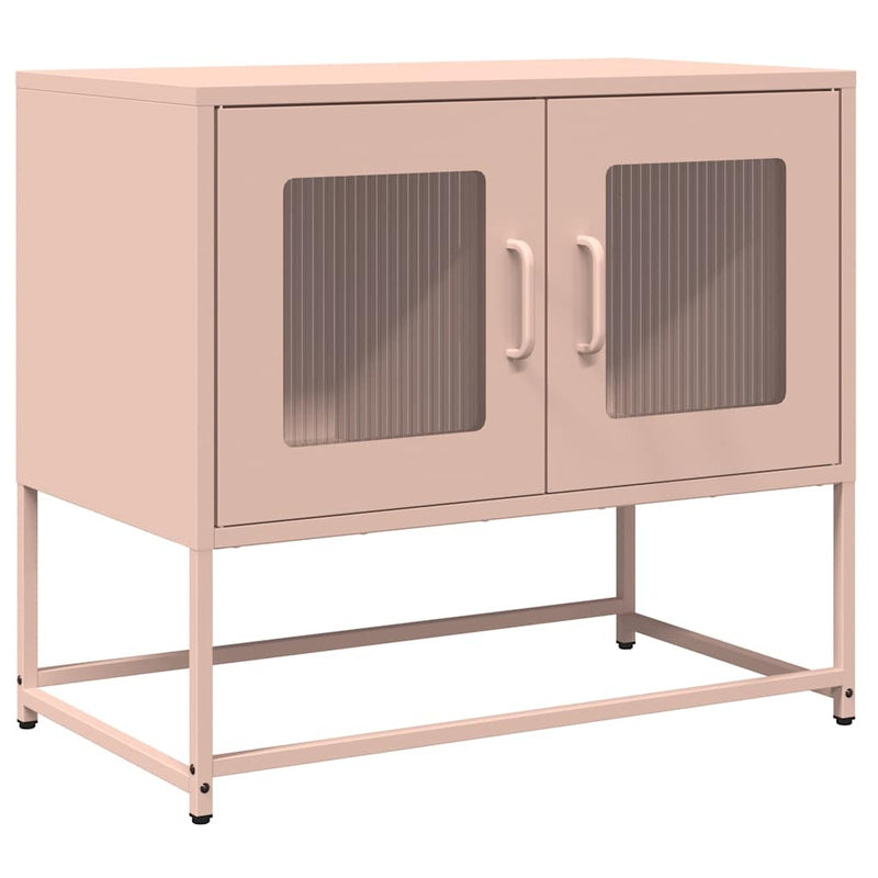 TV Cabinet Pink 68x39x60.5 cm Cold-rolled Steel