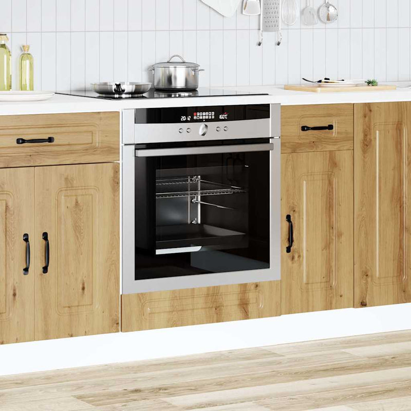 Oven Cabinet Kalmar Artisan Oak Engineered Wood