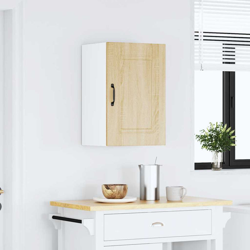 Kitchen Wall Cabinet Kalmar Sonoma Oak Engineered Wood