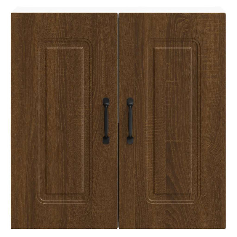 Kitchen Wall Cabinet Kalmar Brown Oak Engineered Wood