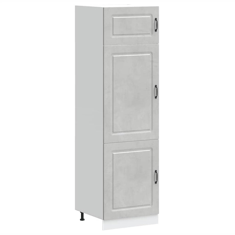 Kitchen Cupboard Kalmar Concrete Grey Engineered Wood