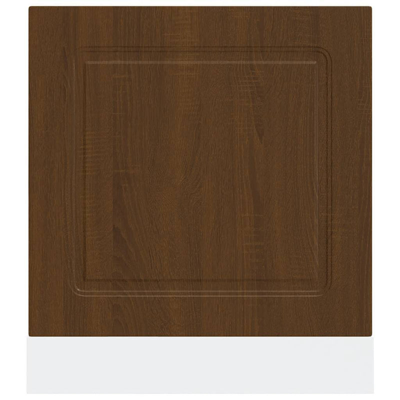 Dishwasher Panel?Kalmar?Brown Oak 60x1.5x67 cm Engineered Wood