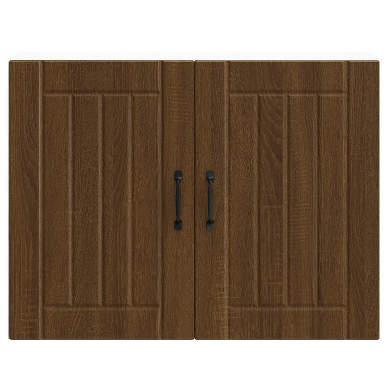 Kitchen Wall Cabinet Lucca Brown Oak Engineered Wood