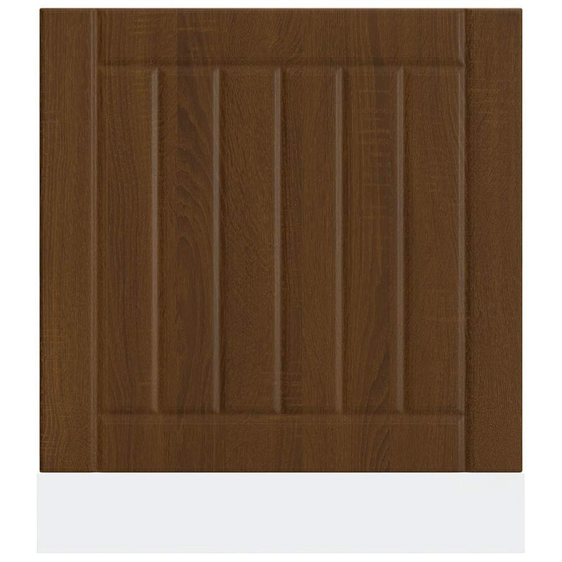 Dishwasher Panel Lucca Brown Oak Engineered Wood