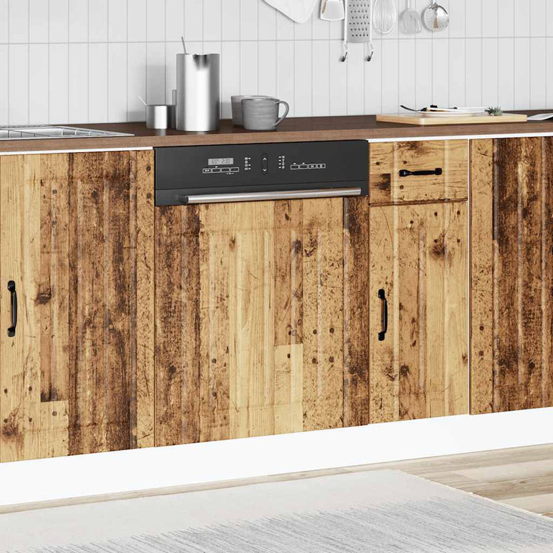 Dishwasher Panel Lucca Old Wood Engineered Wood