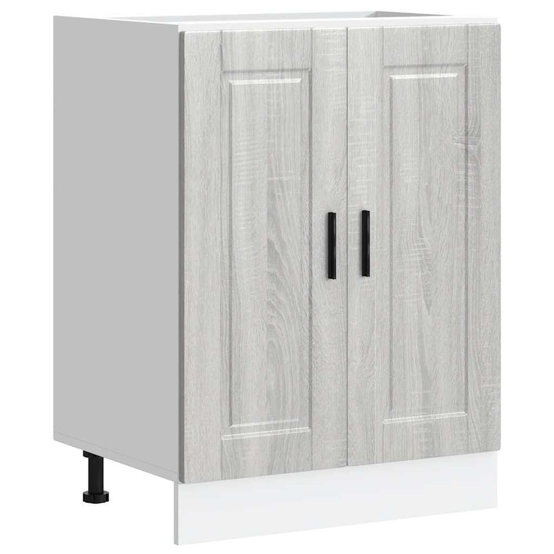 Kitchen Base Cabinet?Porto Grey Sonoma Engineered Wood