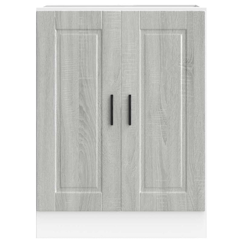 Kitchen Base Cabinet?Porto Grey Sonoma Engineered Wood