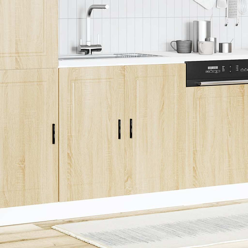 Sink Base Cabinet?"Porto" Sonoma Oak 80x46x81.5 cm?Engineered Wood