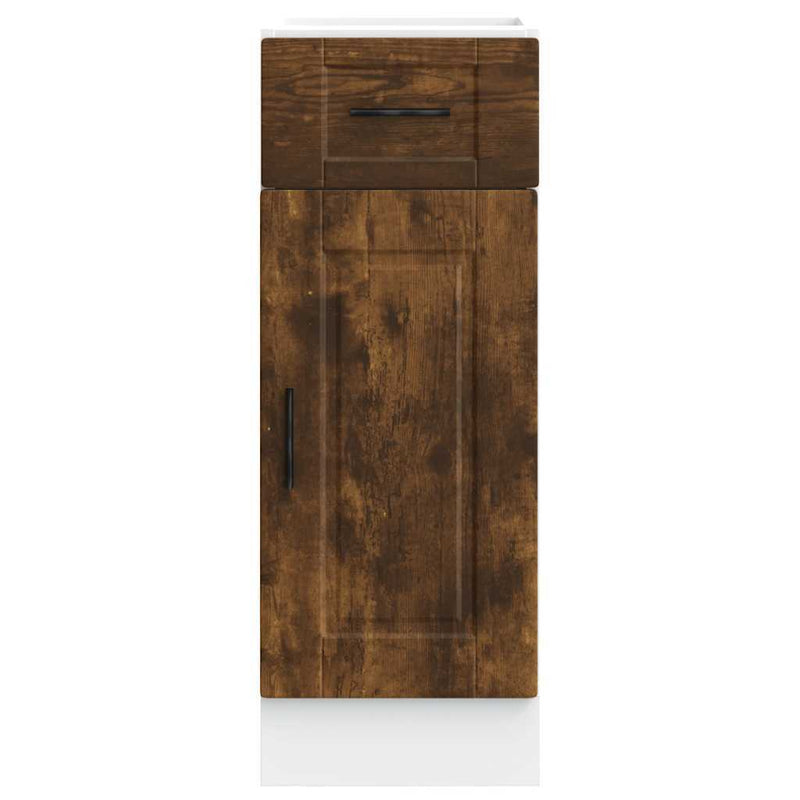 Kitchen Base Cabinet?Porto Smoked Oak Engineered Wood