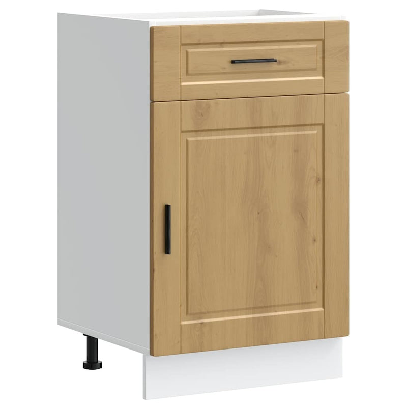 Kitchen Base Cabinet?Porto Artisan Oak Engineered Wood