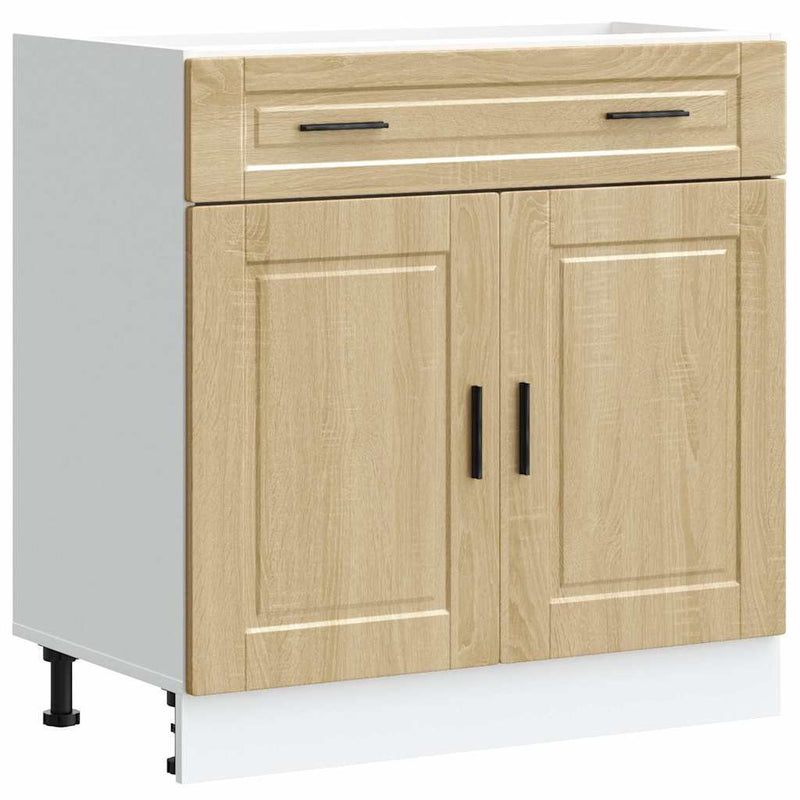 Kitchen Base Cabinet?Porto Sonoma Oak Engineered Wood