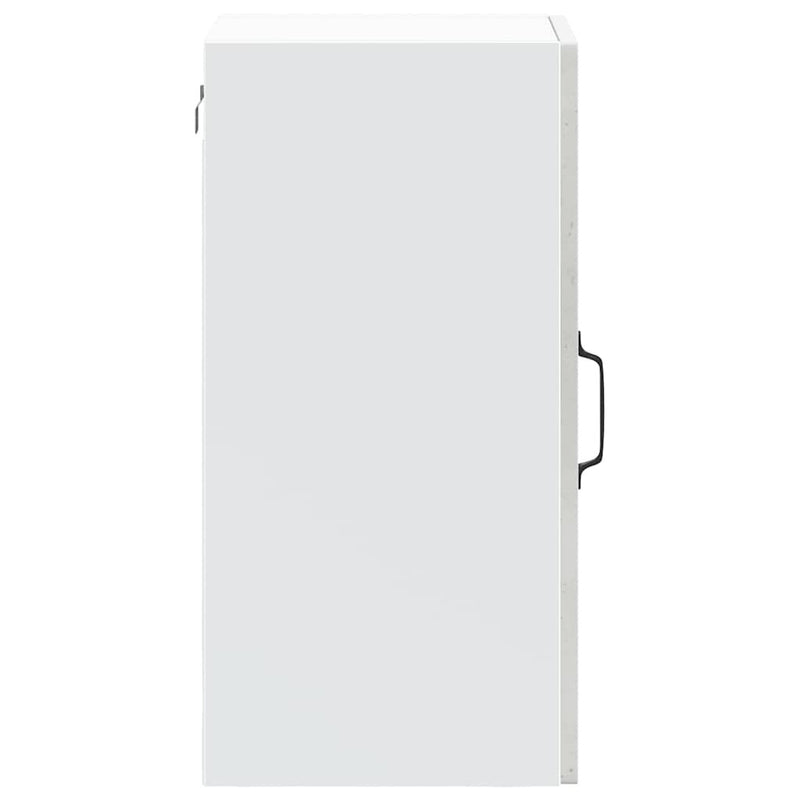 Kitchen Wall Cabinet with Glass Door?Porto Concrete Grey