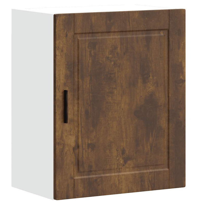 Kitchen Wall Cabinets 2 pcs?Porto Smoked Oak Engineered Wood