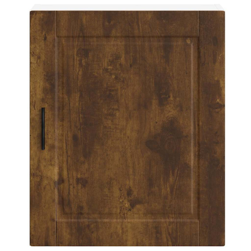 Kitchen Wall Cabinets 2 pcs?Porto Smoked Oak Engineered Wood