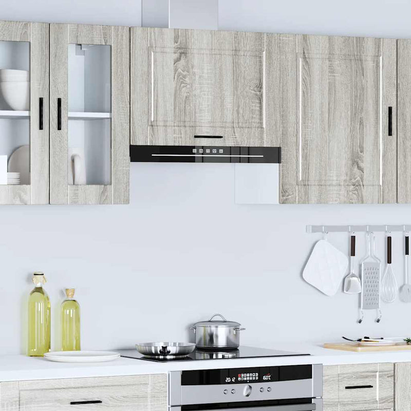 Kitchen Wall Cabinet Porto Grey Sonoma Engineered Wood