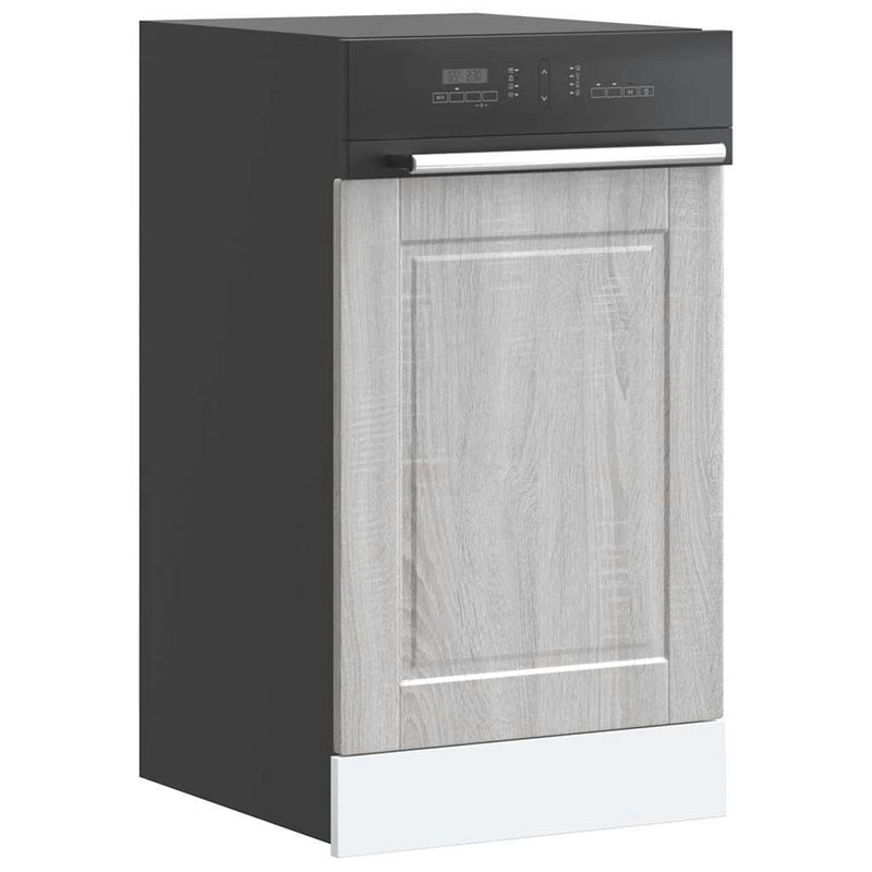 Dishwasher Panel Porto Grey Sonoma 45x1,5x67 cm Engineered Wood