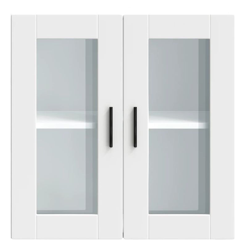 Kitchen Wall Cabinet with Glass Door Porto White