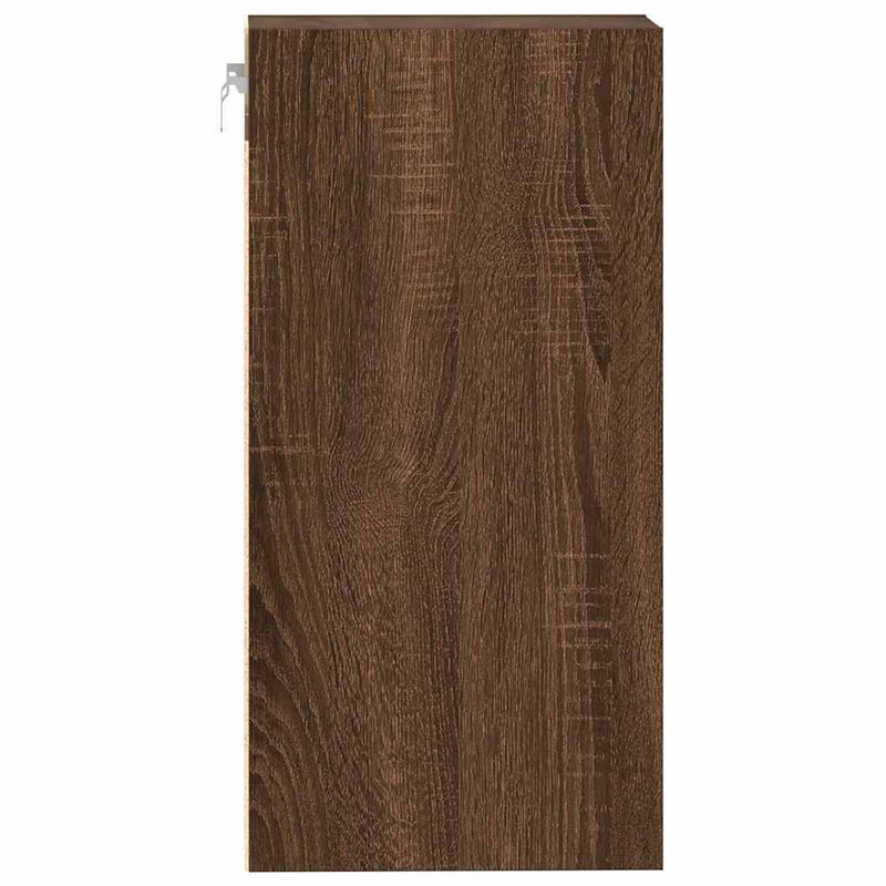 Hanging Cabinet Brown Oak 30x29.5x60 cm Engineered Wood