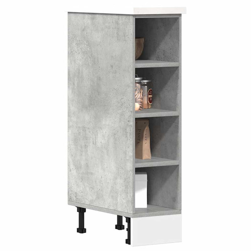 Bottom Cabinet Concrete Grey 20x44,5x81,5 cm Engineered Wood