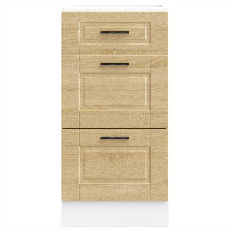 Kitchen Base Cabinet Porto Sonoma Oak Engineered Wood