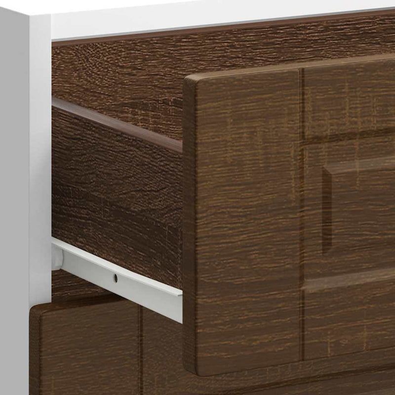 Kitchen Base Cabinet Porto Brown Oak Engineered Wood