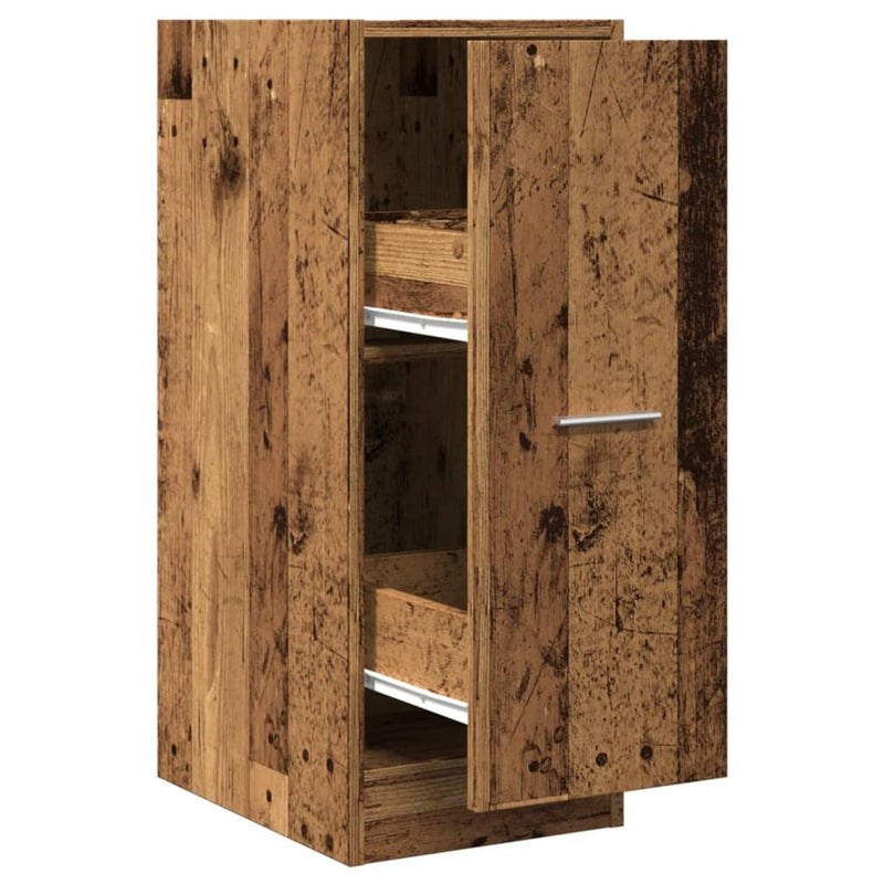 Apothecary Cabinet Old Wood 30x41x77.5 cm Engineered Wood