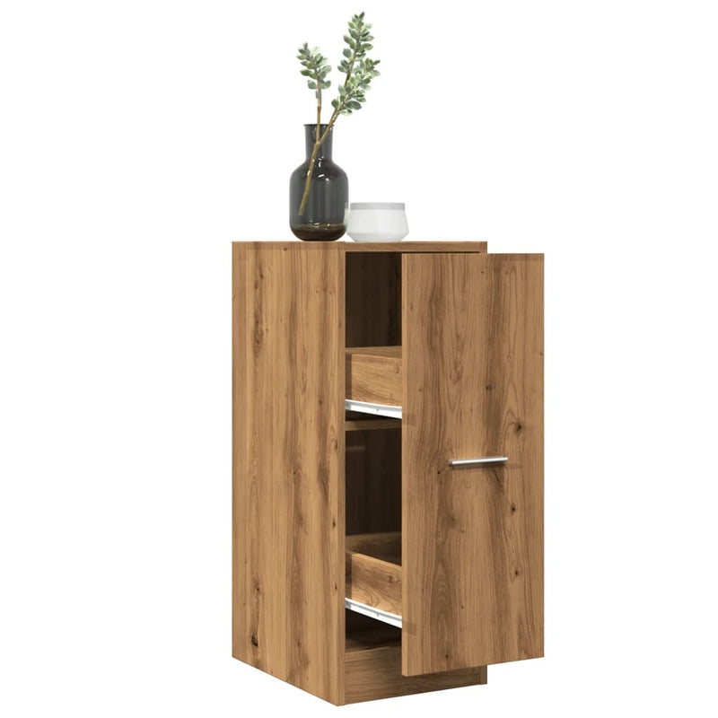 Apothecary Cabinet Artisian Oak 30x41x77.5 cm Engineered Wood