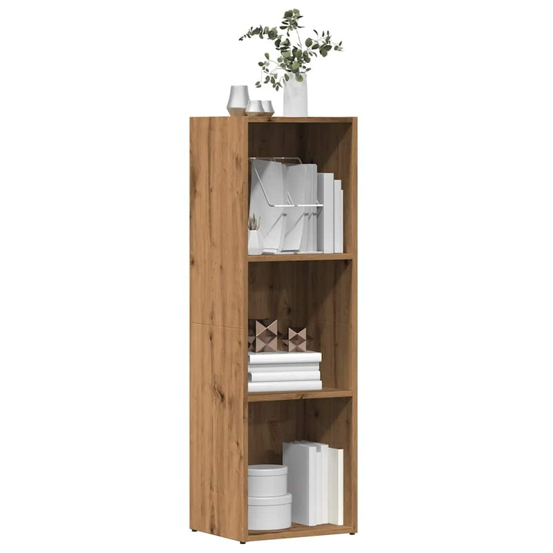 Book Cabinet Artisan Oak 36x30x114 cm Engineered Wood