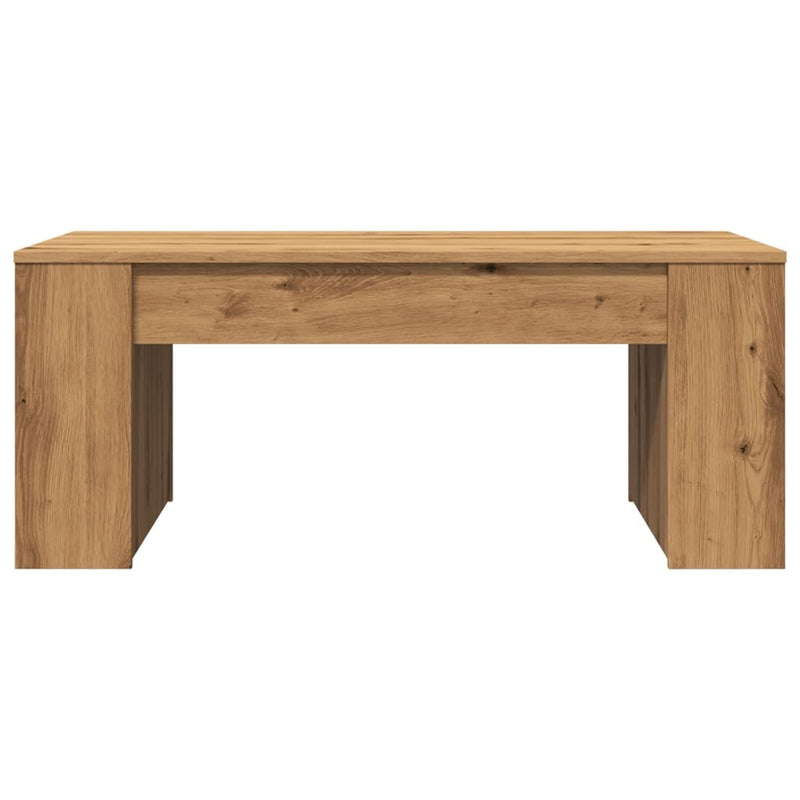 Coffee Table Artisan Oak 102x55x42 cm Engineered Wood