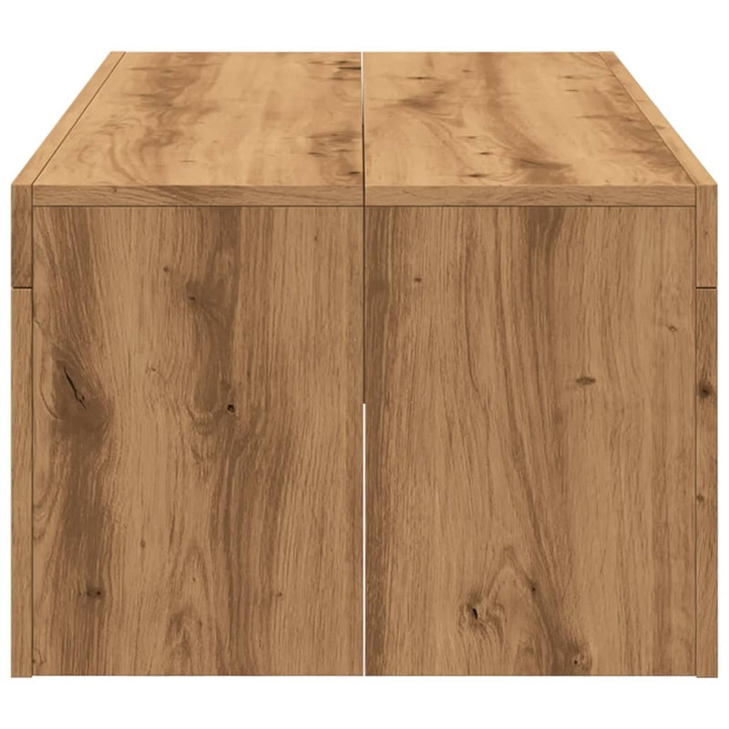 Coffee Table Artisan Oak 102x50x35 cm Engineered Wood