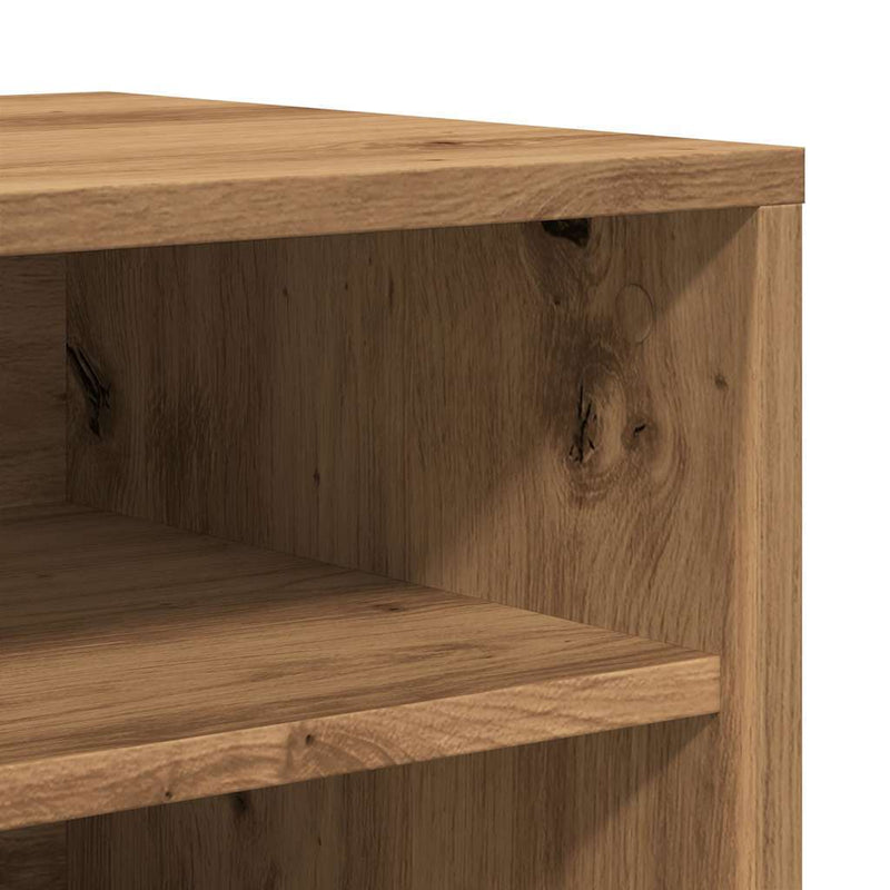 Shoe Cabinet Artisan Oak 60x35x92 cm Engineered Wood