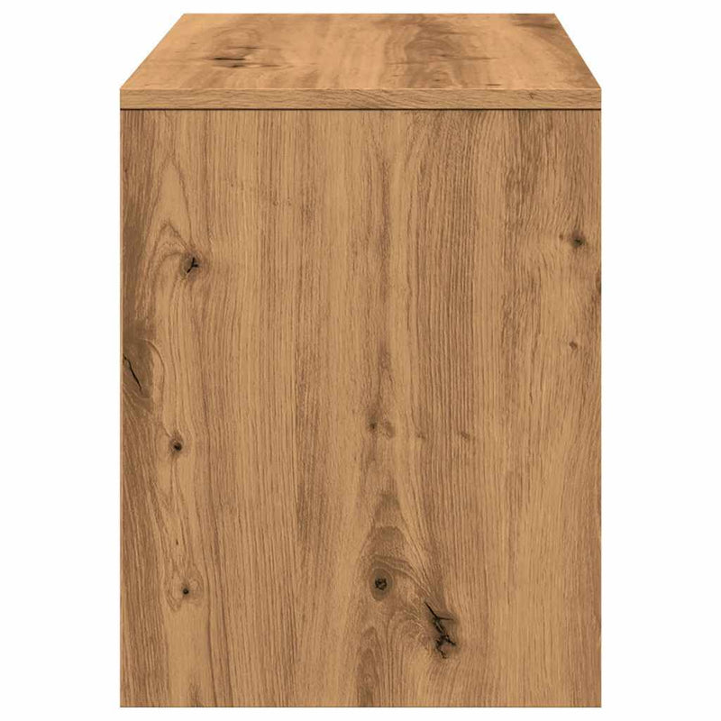 Dressing Stool Artisan Oak 70x35x45 cm Engineered Wood