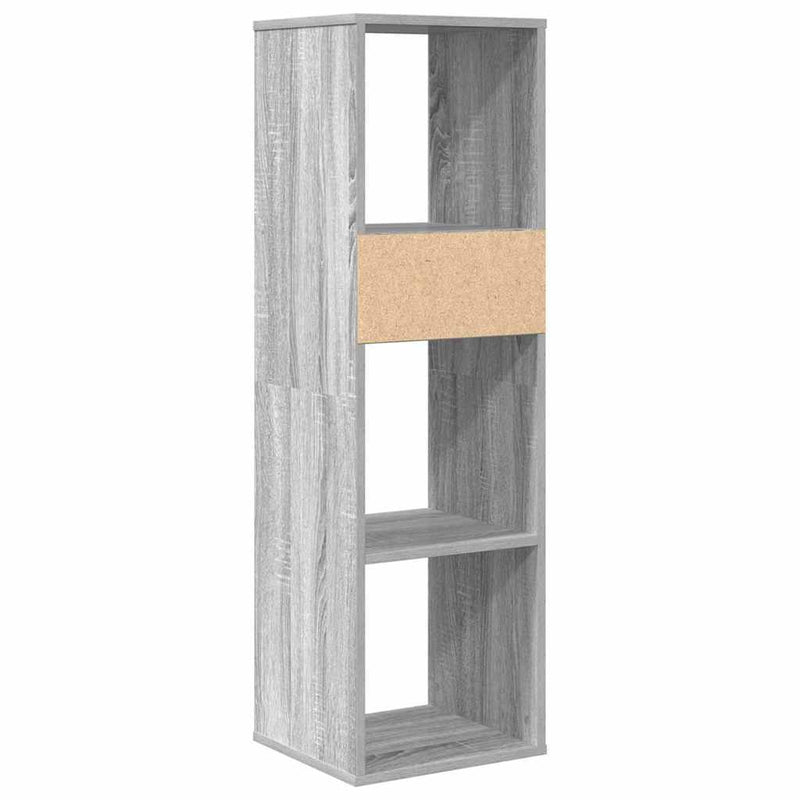 Book Cabinet Grey Sonoma 34x31x112 cm Engineered Wood