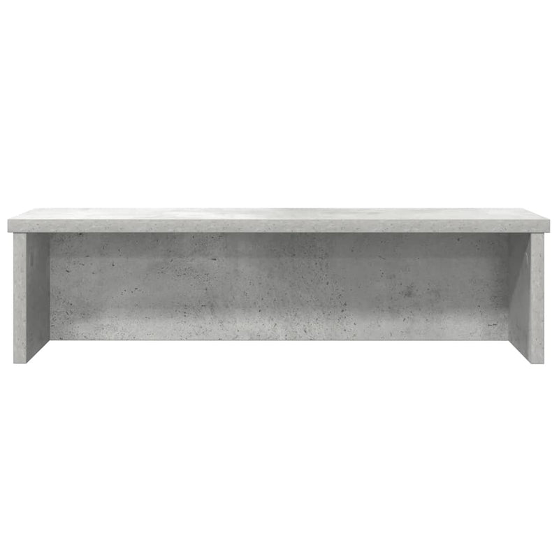 Kitchen Rack Stackable Concrete Grey 50x15x16 cm Engineered Wood