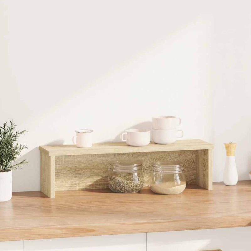 Kitchen Rack Stackable Sonoma Oak 60x15x16 cm Engineered Wood