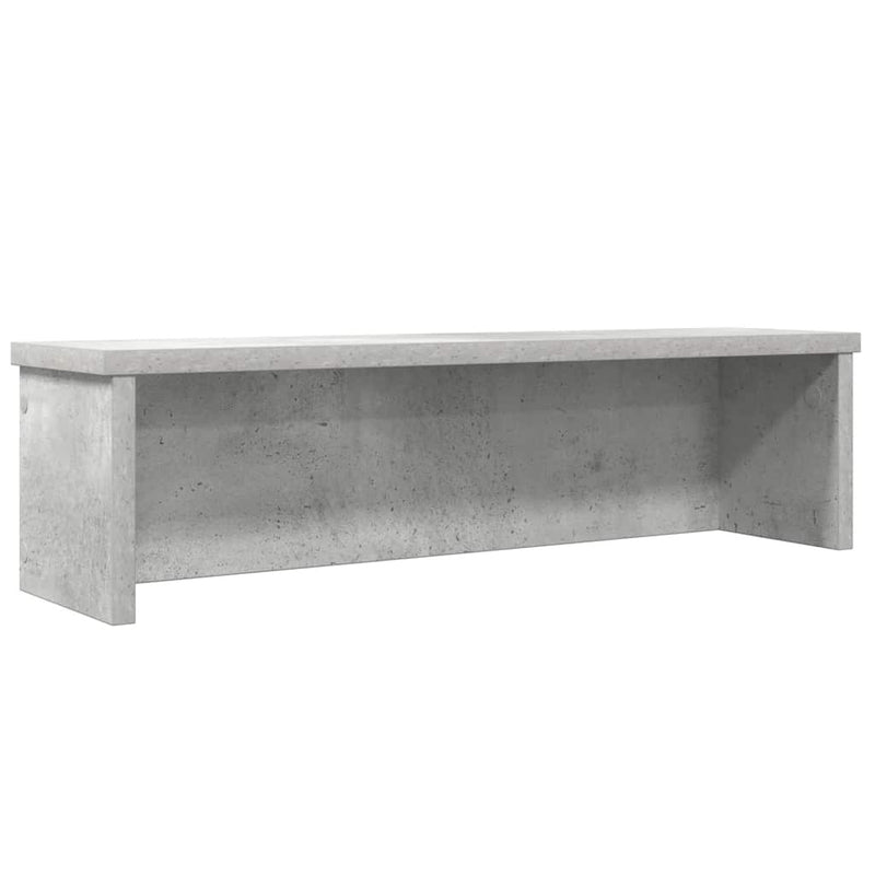 Kitchen Rack Stackable Concrete Grey 60x15x16 cm Engineered Wood