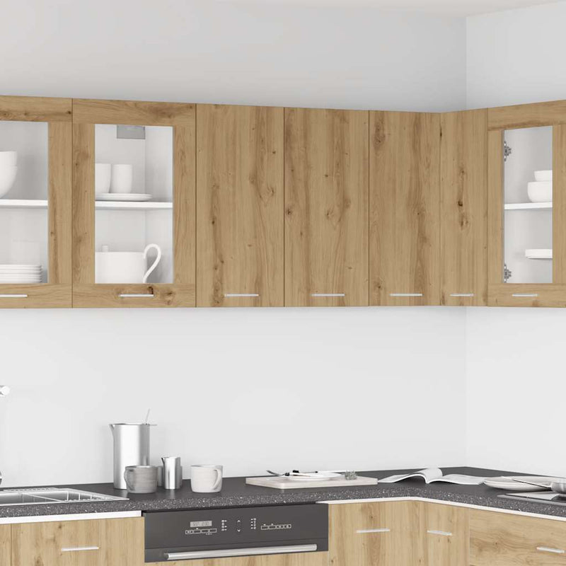 Kitchen Wall Cabinet?Artisan Oak?60x31x60 cm Engineered Wood