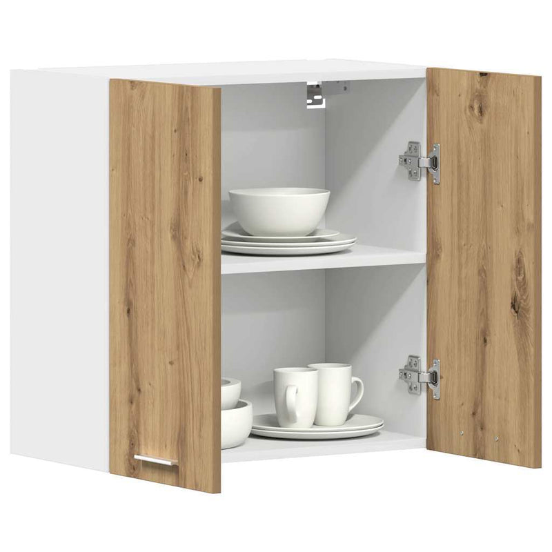 Kitchen Wall Cabinet?Artisan Oak?60x31x60 cm Engineered Wood