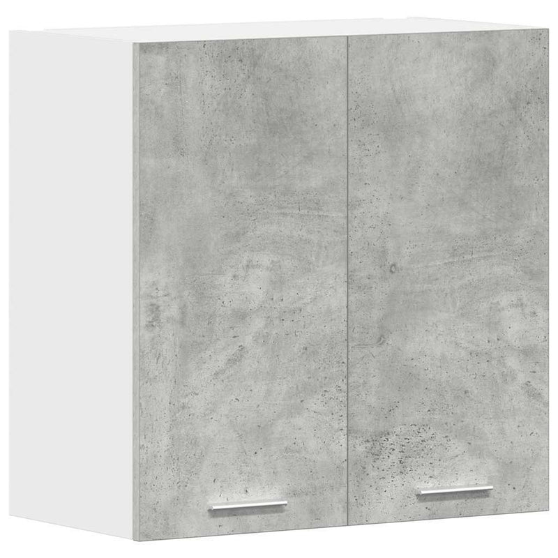 Kitchen Wall Cabinet?Concrete Grey?60x31x60 cm Engineered Wood