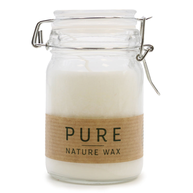 Pure Olive Wax Jar Candle 120x70 - White - Per case: 1 Piece