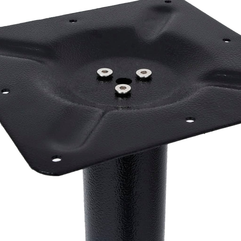 Bistro Table Leg Black 76x76x72 cm Cast Iron