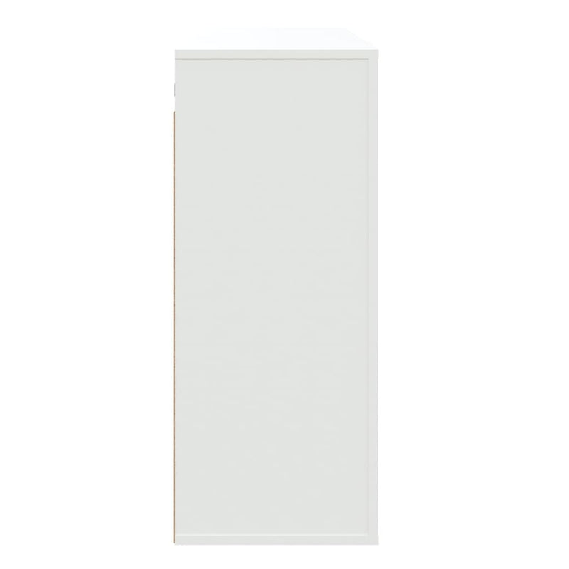 Wall Cabinet White 80x33x80 cm Engineered Wood