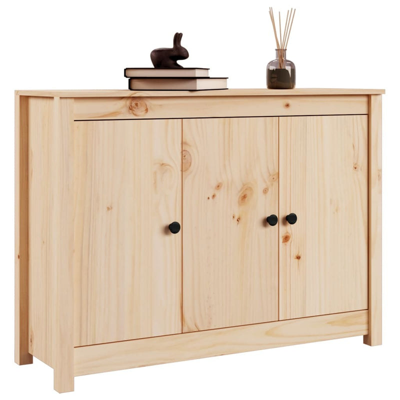 Sideboard 100x35x74 cm Solid Wood Pine