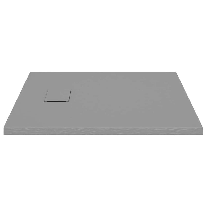 Shower Base Tray SMC Grey 80x80 cm