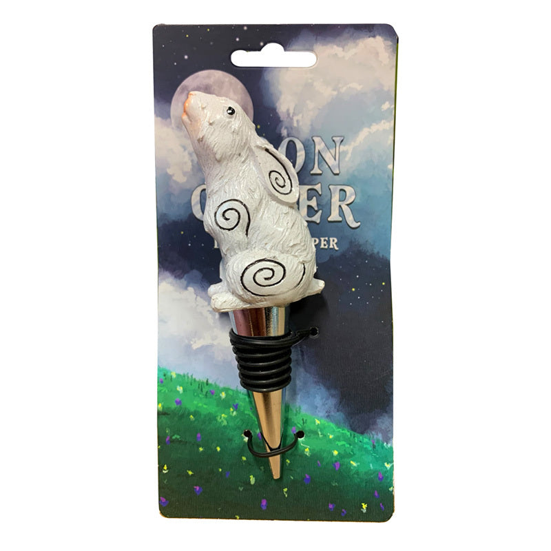 Novelty Bottle Stopper - Moon Gazing Hare