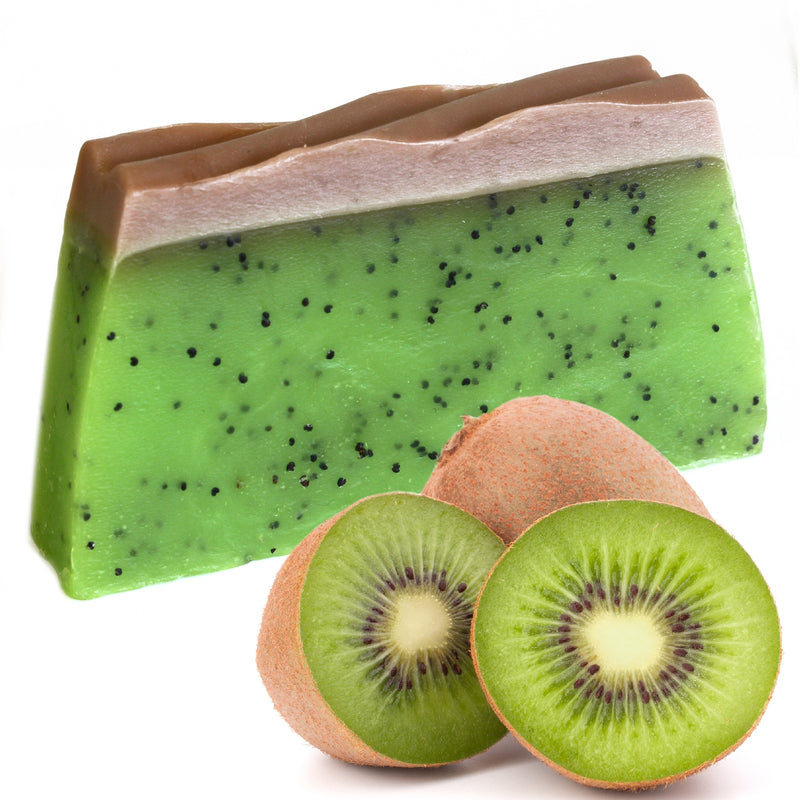 Tropical Paradise Soap - Kiwifruit - SLICE approx 100g - Per case: 1 Piece